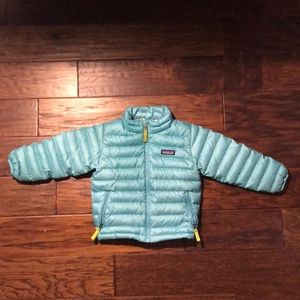 Patagonia Light Blue Down Sweater, size 3T